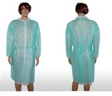 Gaun sekali pakai tahan lama yang tidak berbahaya elastis untuk rumah sakit
