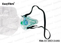 Masker Oksigen PVC sekali pakai transparan dengan kantong pernapasan tangki