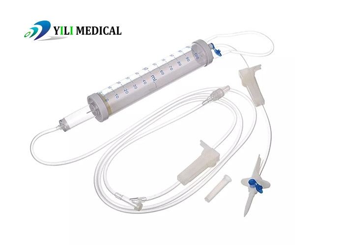 PVC Burette Set Infusi Satu Kali 100ml 150ml Medical Grade