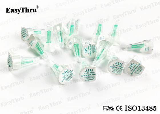 4mm Insulin Disposable Pen Needles Nontoxic Untuk Penggunaan Rumah Sakit